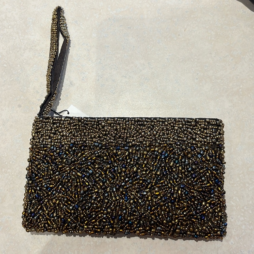 Pink house wristlet